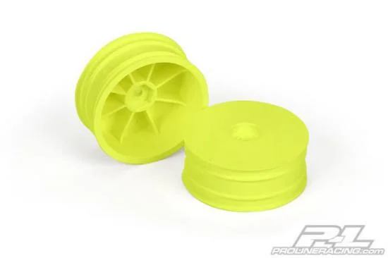 ProLine Velocity 2WD Front 1:10 Buggy Wheels - 12mm Hex Fitting - Yellow (2) — image 1 of 4