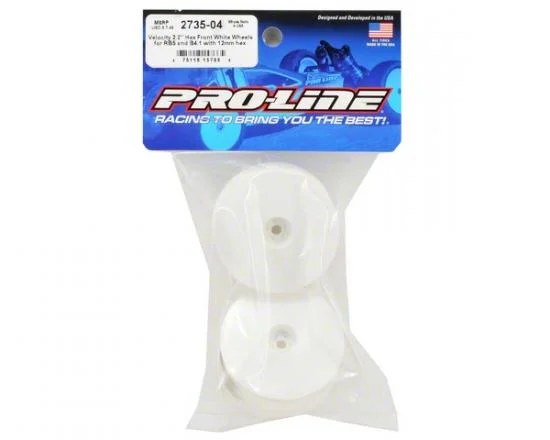 ProLine Velocity 2WD Front 1:10 Buggy Wheels - 12mm Hex Fitting - White (2) — image 2 of 4