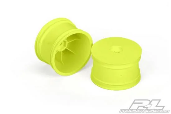 ProLine Velocity Rear 1:10 Buggy Wheels - 12mm Hex Fitting - Yellow (2) — image 1 of 4