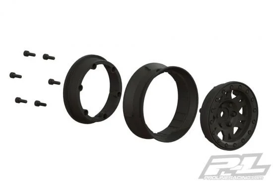ProLine IMPULSE 1.9 Black Plastic Internal Beadloc Wheel &mdash; image 3 of 7