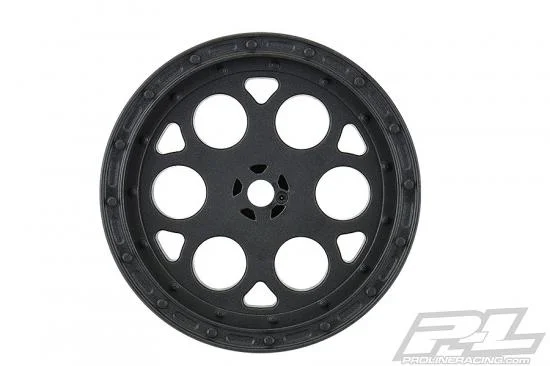 ProLine Showtime Sprint Car 2.2 Hex Black Rear Wheels (2) — image 11 of 12