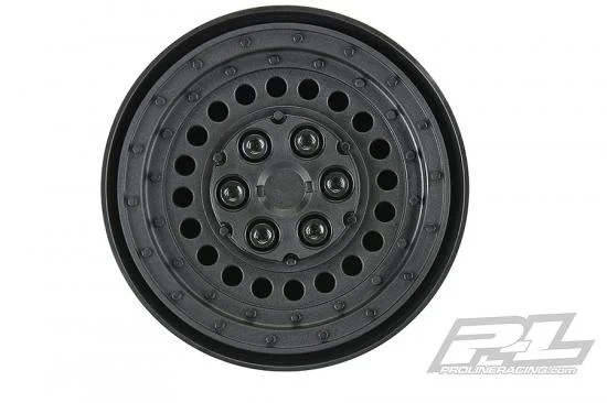 ProLine Carbine 1.9 Black Internal Beadloc Dually Wheels (2) &mdash; image 13 of 14