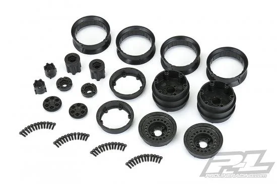 ProLine Carbine 1.9 Black Internal Beadloc Dually Wheels (2) &mdash; image 7 of 14