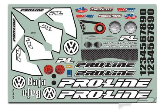 ProLine VW Full Fender Baja Bug Clear - Fits Traxxas Slash — image 4 of 9