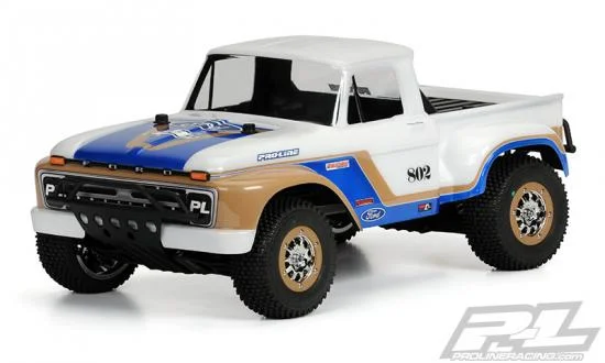 ProLine 1966 Ford F-100 Clear Bodyshell For Traxxas Slash / Slash 4x4 — image 1 of 14