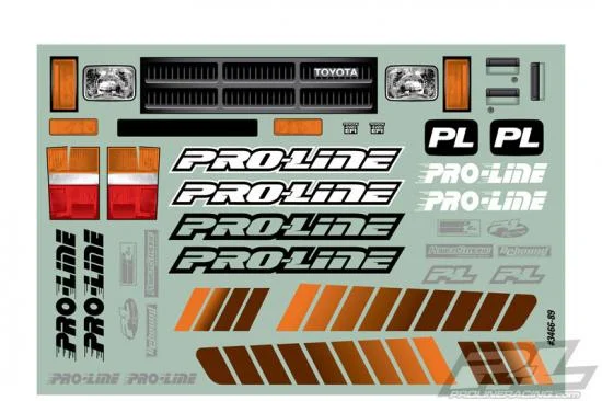 ProLine 1985 Toyota Hilux SR5 Clear Bodyshell Cab + Bed for SCX10 313mm WB — image 13 of 15