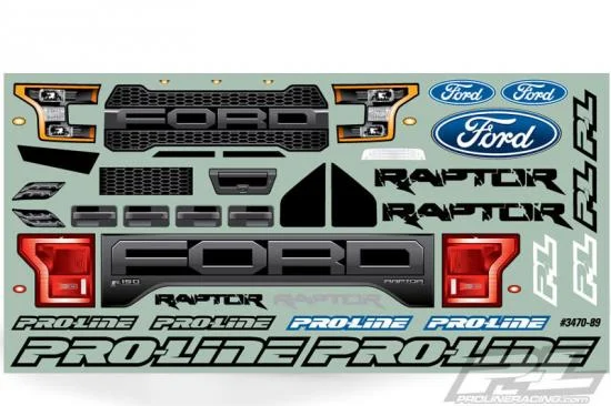 Proline 2017 Ford F-150 Raptor Clear Bodyshell For Traxxas Stampede &mdash; image 11 of 14