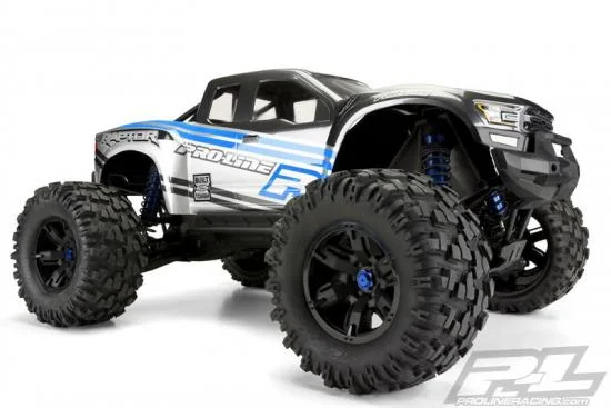 ProLine 2017 Ford F150 Raptor Pre Cut Bodyshell For Traxxas X-MAXX - Clear — image 1 of 13