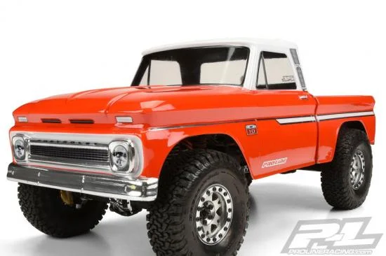ProLine 1966 Chevrolet C-10 Clear Bodyshell For SCX-10 313mm Crawlers — image 13 of 16