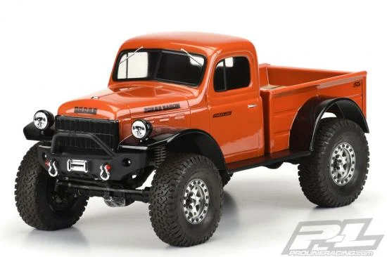 ProLine 1946 Dodge Power Wagon Clear Body - Fits 313mm WB Crawlers — image 13 of 21