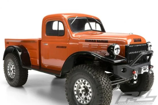 ProLine 1946 Dodge Power Wagon Clear Body - Fits 313mm WB Crawlers — image 14 of 21
