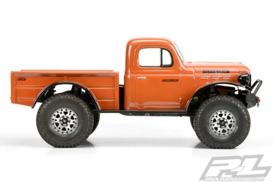 ProLine 1946 Dodge Power Wagon Clear Body - Fits 313mm WB Crawlers — image 16 of 21