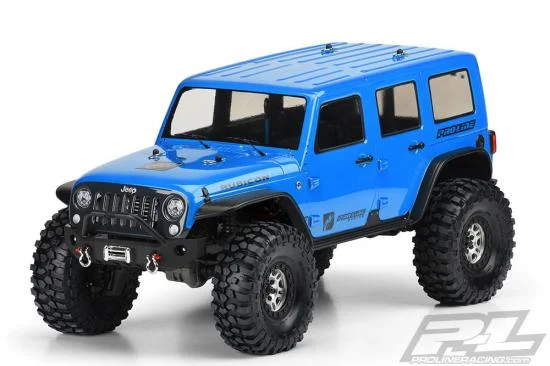 ProLine Jeep Wrangler Rubicon Unlimited Clear Body - Fits Traxxas TRX-4 (12.8 Inch Long Wheelbase) — image 13 of 21
