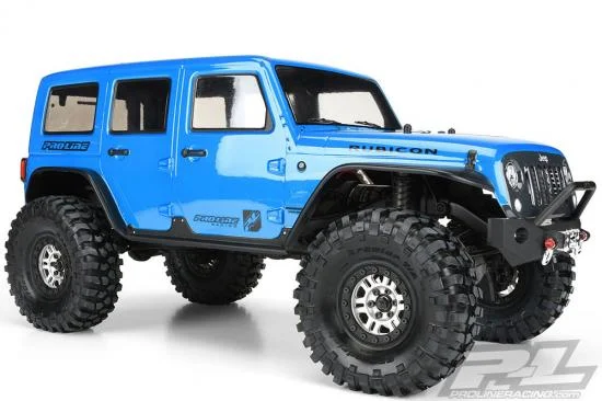 ProLine Jeep Wrangler Rubicon Unlimited Clear Body - Fits Traxxas TRX-4 (12.8 Inch Long Wheelbase) — image 16 of 21