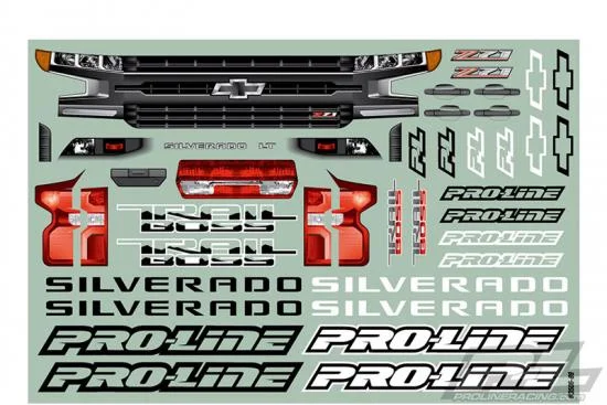 ProLine 2019 Chevy Silverado Z71 Trail Boss Clear Bodyshell — image 10 of 16