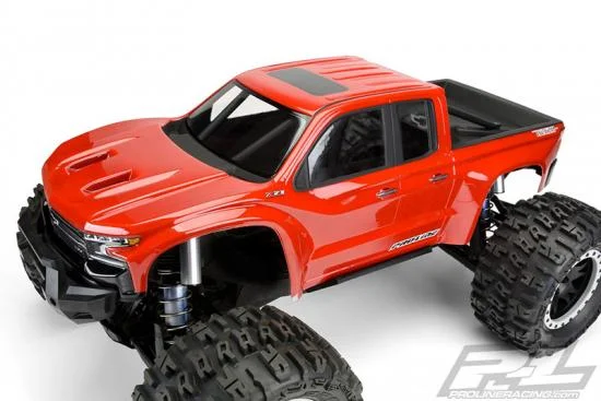 ProLine Pro-Line Precut 2019 Chevy Z71 Silverado Clear Body for Traxxas X-MAXX &mdash; image 14 of 18