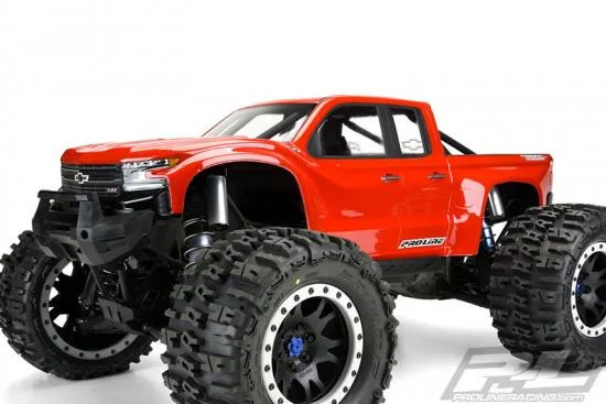 ProLine Pro-Line Precut 2019 Chevy Z71 Silverado Clear Body for Traxxas X-MAXX &mdash; image 12 of 18