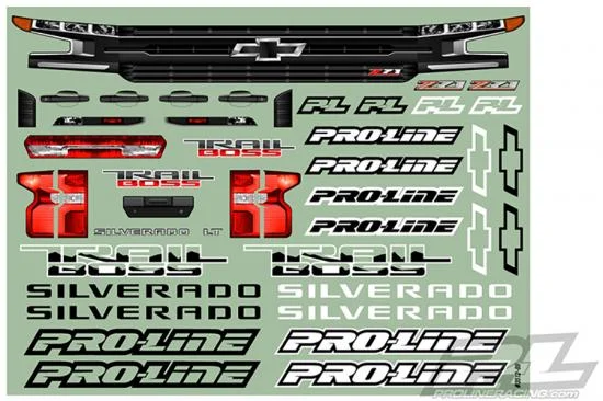 ProLine 2019 Chevy Silverado Z71 Trail Boss Tru Scale Body — image 12 of 19