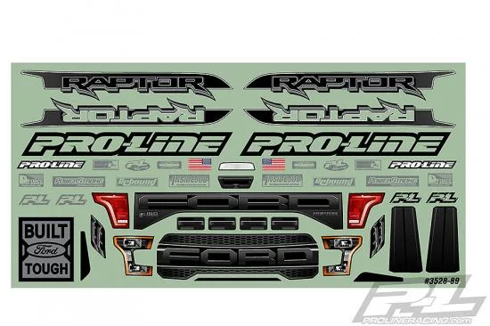 ProLine Precut 2017 Ford F-150 Raptor Clear Body - Rustler 4X4 &mdash; image 10 of 16