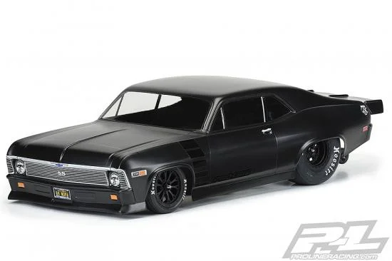 ProLine 1969 Chevrolet Nova Clear Drag Body For Modified 2WD Slash — image 12 of 13