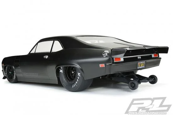 ProLine 1969 Chevrolet Nova Clear Drag Body For Modified 2WD Slash — image 10 of 13