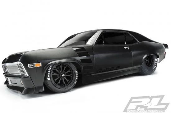 ProLine 1969 Chevrolet Nova Clear Drag Body For Modified 2WD Slash — image 9 of 13
