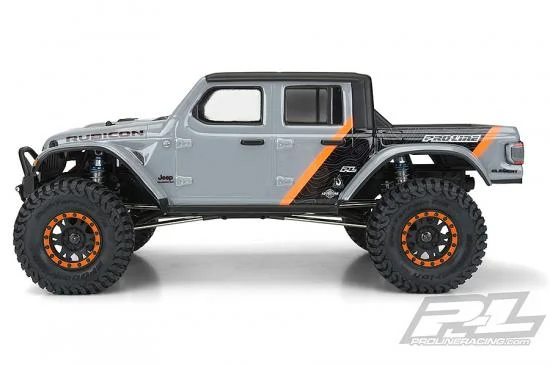 ProLine 2020 Jeep Gladiator Clear Crawler Bodyshell - 313mm Wheelbase &mdash; image 16 of 18