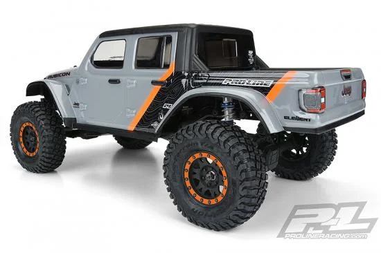 ProLine 2020 Jeep Gladiator Clear Crawler Bodyshell - 313mm Wheelbase &mdash; image 15 of 18