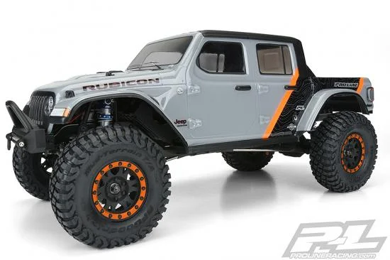 ProLine 2020 Jeep Gladiator Clear Crawler Bodyshell - 313mm Wheelbase &mdash; image 14 of 18