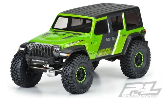 ProLine Jeep Wrangler JL Unlimited Rubicon Clear Crawler Bodyshell - ProLine 2020 Jeep Gladiator Clear Crawler Bodyshell - 313mm Wheelbase — image 1 of 13