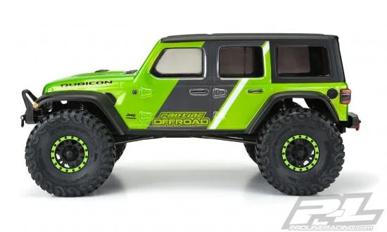 ProLine Jeep Wrangler JL Unlimited Rubicon Clear Crawler Bodyshell - ProLine 2020 Jeep Gladiator Clear Crawler Bodyshell - 313mm Wheelbase — image 12 of 13