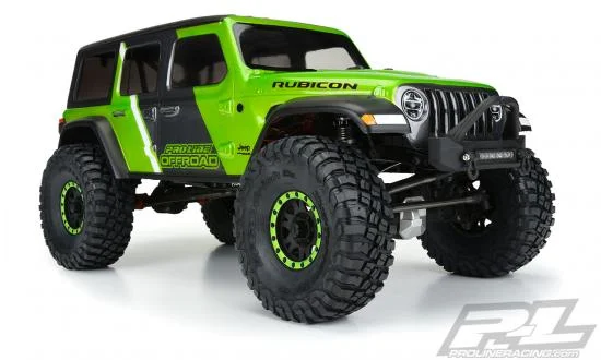 ProLine Jeep Wrangler JL Unlimited Rubicon Clear Crawler Bodyshell - ProLine 2020 Jeep Gladiator Clear Crawler Bodyshell - 313mm Wheelbase — image 10 of 13