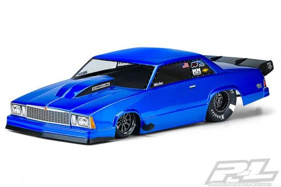 ProLine Chevrolet Malibu Clear Drag Car Body For Slash/DR10 — image 13 of 14