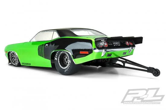 ProLine 1972 Plymouth Barracuda Clear Drag Body For 2WD Drag — image 14 of 17