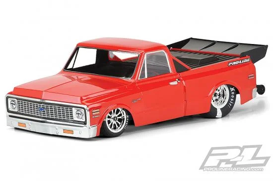 ProLine 1972 Chevy C-10 Clear Drag Bodyshell &mdash; image 17 of 18