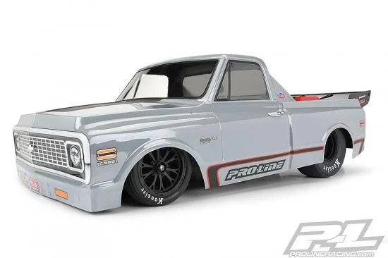 ProLine 1972 Chevy C-10 Clear Drag Bodyshell &mdash; image 11 of 18