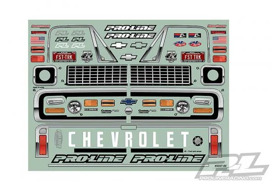 ProLine 1972 Chevy C-10 Clear Drag Bodyshell &mdash; image 9 of 18