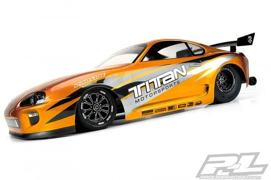 ProLine 1995 Toyota Supra Clear Drag Body For 22S/DR10/Drag Slash &mdash; image 16 of 22