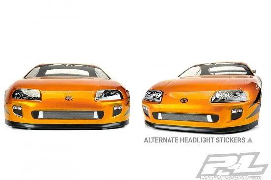 ProLine 1995 Toyota Supra Clear Drag Body For 22S/DR10/Drag Slash &mdash; image 18 of 22