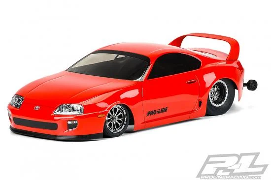 ProLine 1995 Toyota Supra Clear Drag Body For 22S/DR10/Drag Slash &mdash; image 19 of 22