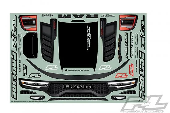 Pro-Line 2021 Dodge Ram 1500 - Pre Cut Clear Shell For Traxxas X-MAXX — image 9 of 16