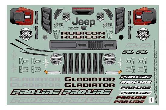 ProLine Jeep Gladiator Rubicon Clear Body For Stampede/Granite — image 9 of 15