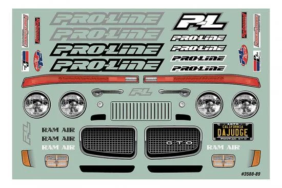 ProLine 1970 Pontiac Gto Judge Clear Drag Body For 22S/DR10 — image 7 of 14