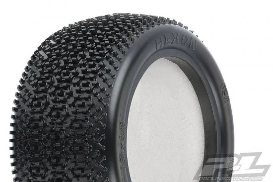 ProLine Hexon 2.2 Z4 Astro/ Carpet Buggy Rear Tyres &mdash; image 12 of 13
