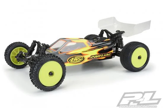 ProLine Mini-B Wedge Tyres Mounted On Yellow Wheels Front — image 6 of 11