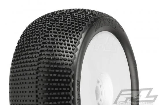 ProLine Buckshot Vtr 4.0 S3 Tyres On White Zero Offset Rim &mdash; image 2 of 7