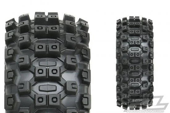 ProLine Badlands MX 1:8 Buggy M2 Tyres Pre Mounted on White Wheels (2) — image 3 of 7