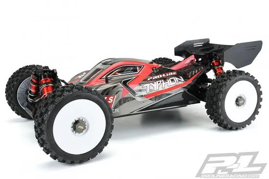 ProLine Badlands MX 1:8 Buggy M2 Tyres Pre Mounted on White Wheels (2) — image 4 of 7