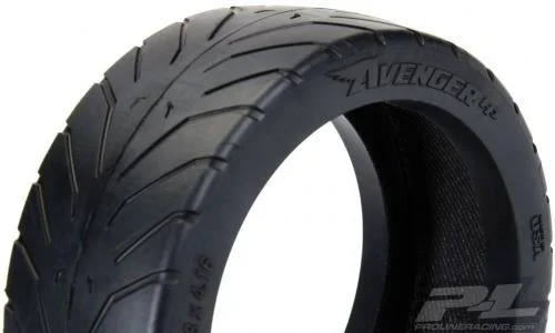 ProLine Avenger HP S3 Belted 1:8 Buggy Tyres - Mounted on Black Wheels (2) — image 4 of 5