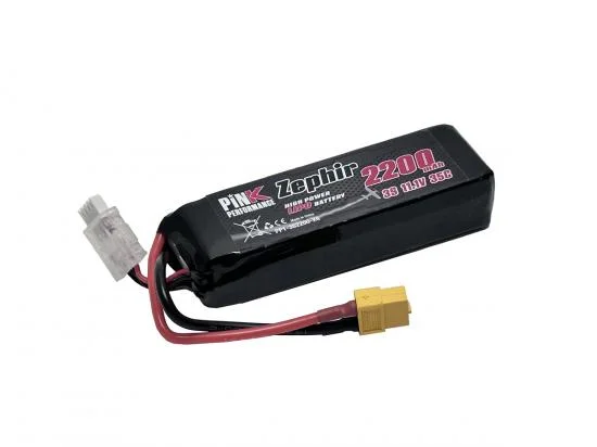 Pink Performance Zephir LiPo 3S 11.1V-2200-35C (XT60)106x35x23mm 176g &mdash; image 2 of 2